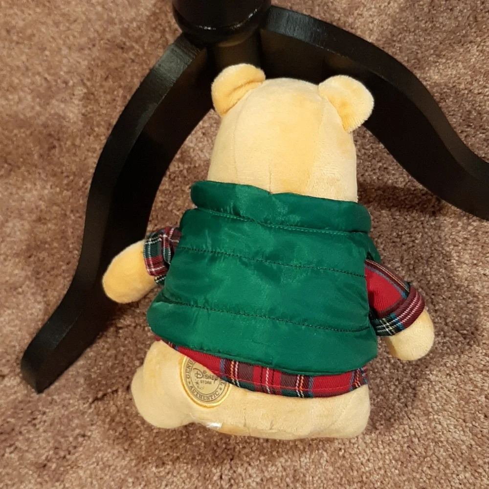 NWOT Disney Lumberjack Pooh Plush